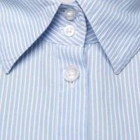 Hugo Boss Shirt blouse in blue / white
