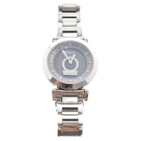 Salvatore Ferragamo Zilveren armband horloge Toon 
