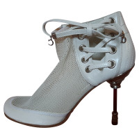 Christian Dior Ankle boots Leather in White