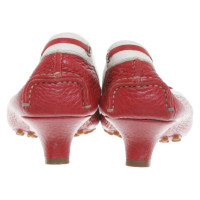 Car Shoe pumps in rosso / bianco