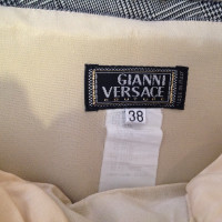 Gianni Versace Robe bustier avec Glencheckmuster