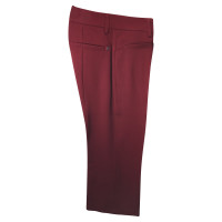 Dondup Paire de Pantalon en Laine en Rouge