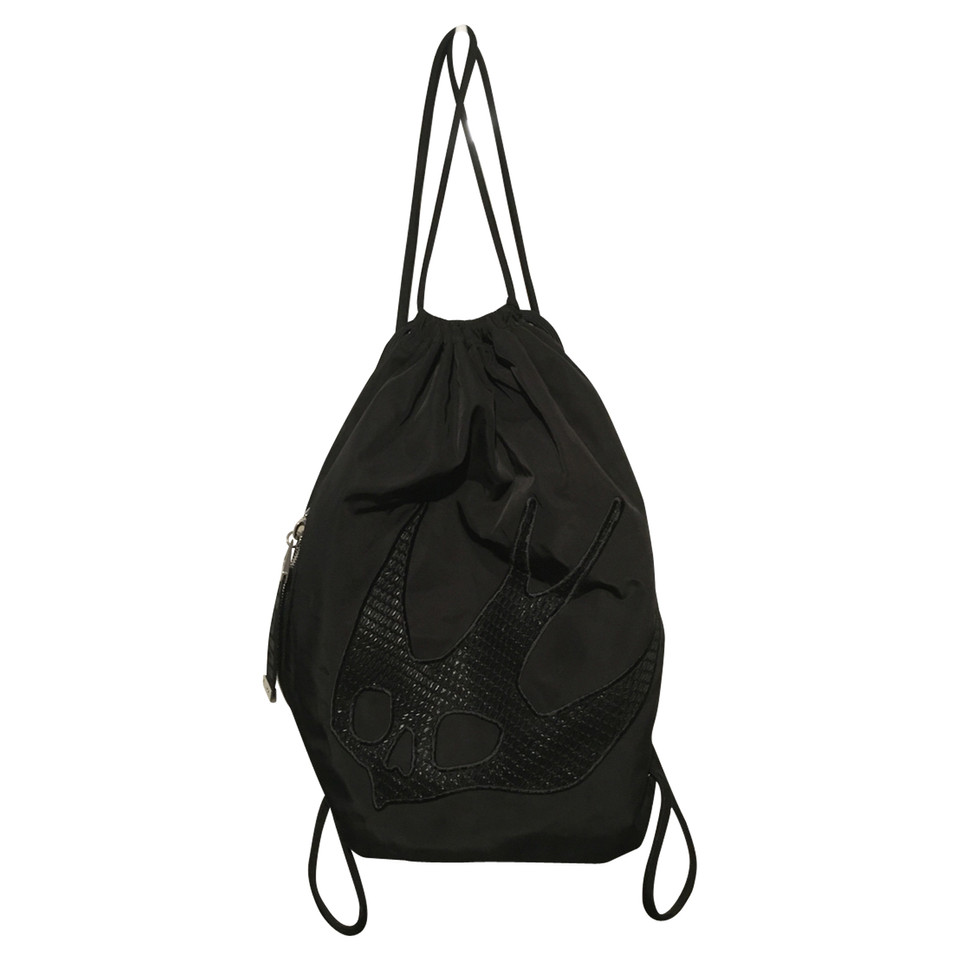 Mcq Backpack Canvas in Black