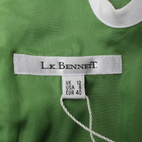 L.K. Bennett Abito in verde / bianco