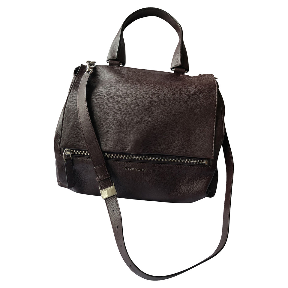 Givenchy Pandora Bag en Cuir en Bordeaux