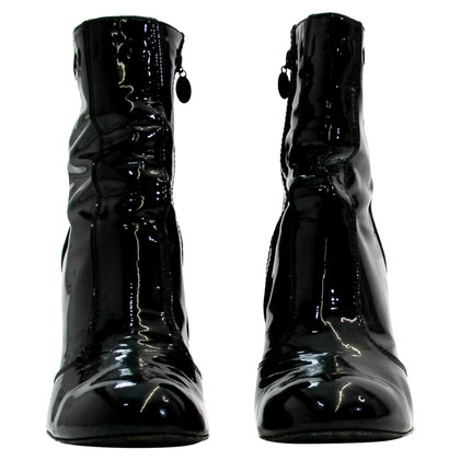 Rochas Ankle boots Patent leather in Black