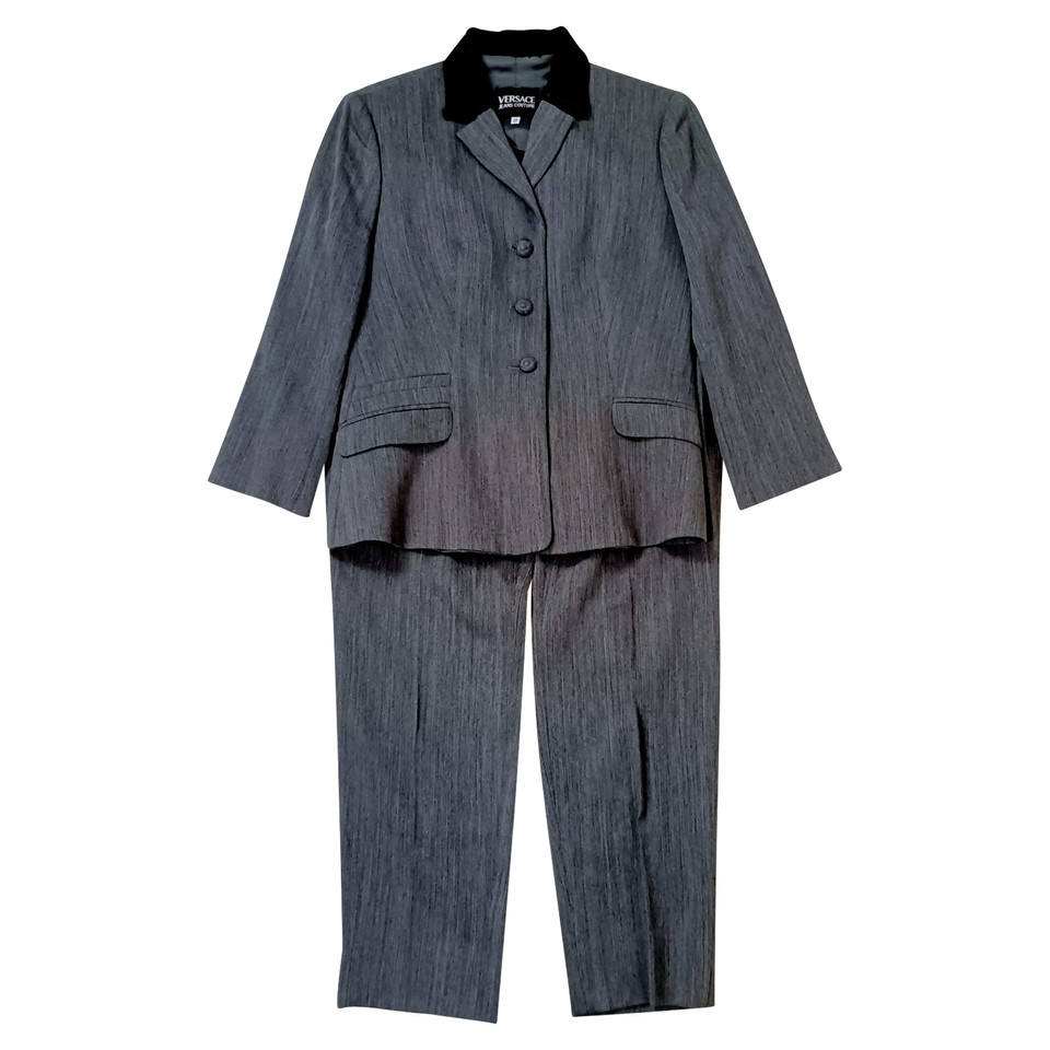 Gianni Versace Suit Viscose in Grey