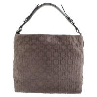 Louis Vuitton Handtasche aus Wildleder in Taupe
