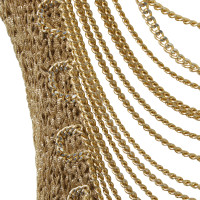 Anna Molinari Sweater with gold chains 
