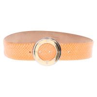 Dolce & Gabbana Riem Leer in Oranje