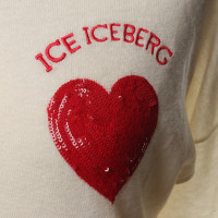 Iceberg Maglia con motivo cuore