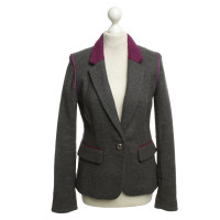 Juicy Couture Check Wool Blazer