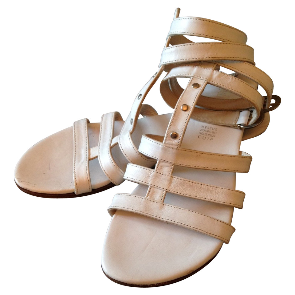 Pierre Balmain Sandals Leather in White