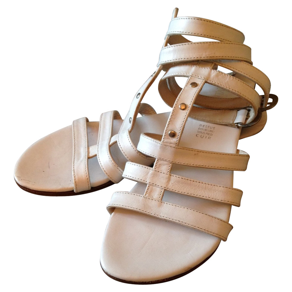 Pierre Balmain Sandalen Leer in Wit