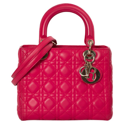Dior Umhängetasche aus Leder in Rosa / Pink