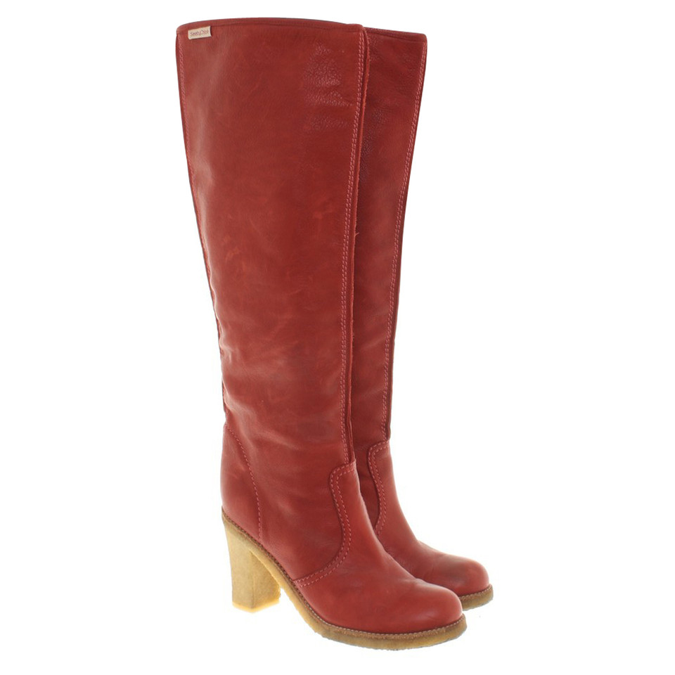 See By Chloé Boots in Red