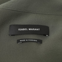 Isabel Marant Silk blouse in khaki