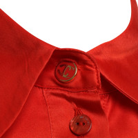 Just Cavalli Zijden blouse in het rood