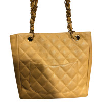 Chanel Petite Shopping Tote in leather
