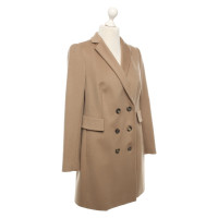 Akris Giacca/Cappotto in Lana in Beige
