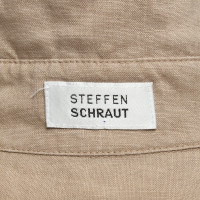 Steffen Schraut Top Linen in Beige
