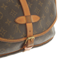 Louis Vuitton Saddle Bag aus Canvas in Braun