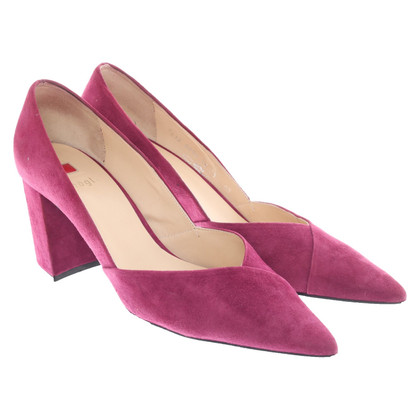 Högl Pumps/Peeptoes Leather in Fuchsia