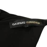 Gaspard Yurkievich Robe avec Cape noire