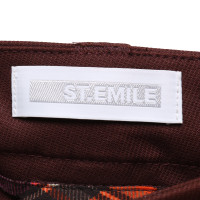 St. Emile trousers in rust red