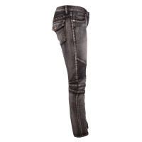 Balmain Jeans da motociclista grigi