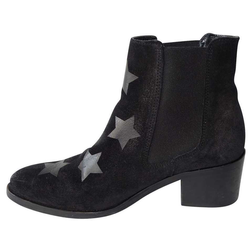 Tommy Hilfiger Ankle boots Suede in Black