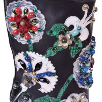 Dolce & Gabbana Enkellaarsjes met borduurwerk