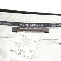 René Lezard Trousers Wool in Grey