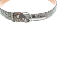 Reptile's House Printed Python leather belt 
