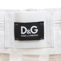 D&G Cloth pants in white