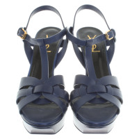 Yves Saint Laurent Leather platform sandals