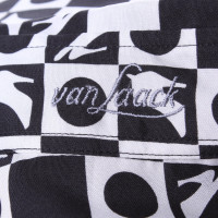 Van Laack Camicia camicetta in nero / bianco