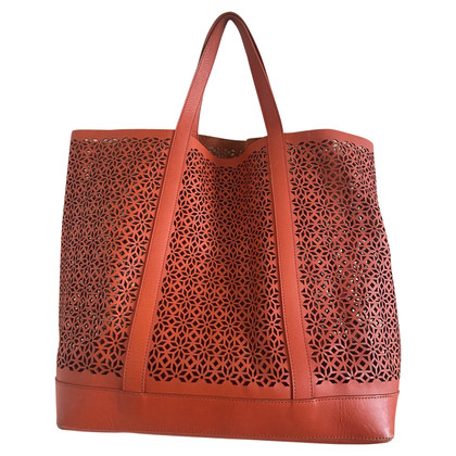 Vanessa Bruno Tote bag Leather in Orange
