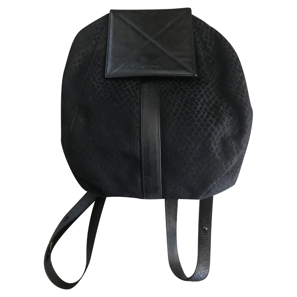 Lancel Backpack Cotton in Black