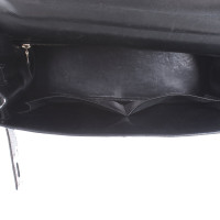 Unützer Handtasche aus Leder in Schwarz
