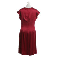 Windsor Silk dress in dark red