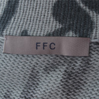 Ffc Cappotto lavorato a maglia con motivo floreale