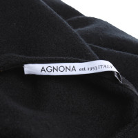Agnona Kleid aus Wolle in Schwarz