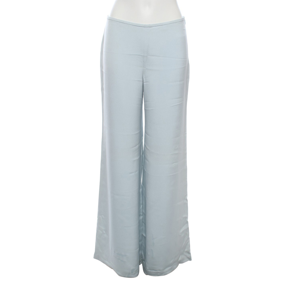 Escada Paire de Pantalon en Soie en Bleu