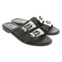 Mcq Sandals Leather in Black