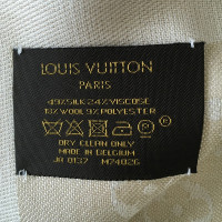 Louis Vuitton Echarpe/Foulard en Soie en Beige