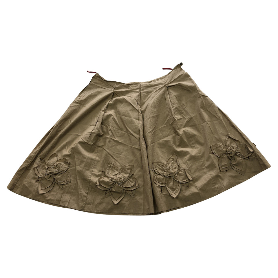 Prada Skirt Cotton in Ochre
