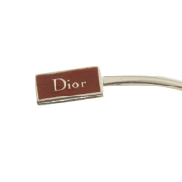 Christian Dior Zilver Geplateerde hoop earrings