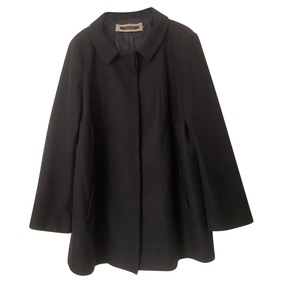 Tara Jarmon Jacket/Coat Wool in Black