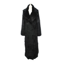 Plein Sud Jacket/Coat Fur in Black